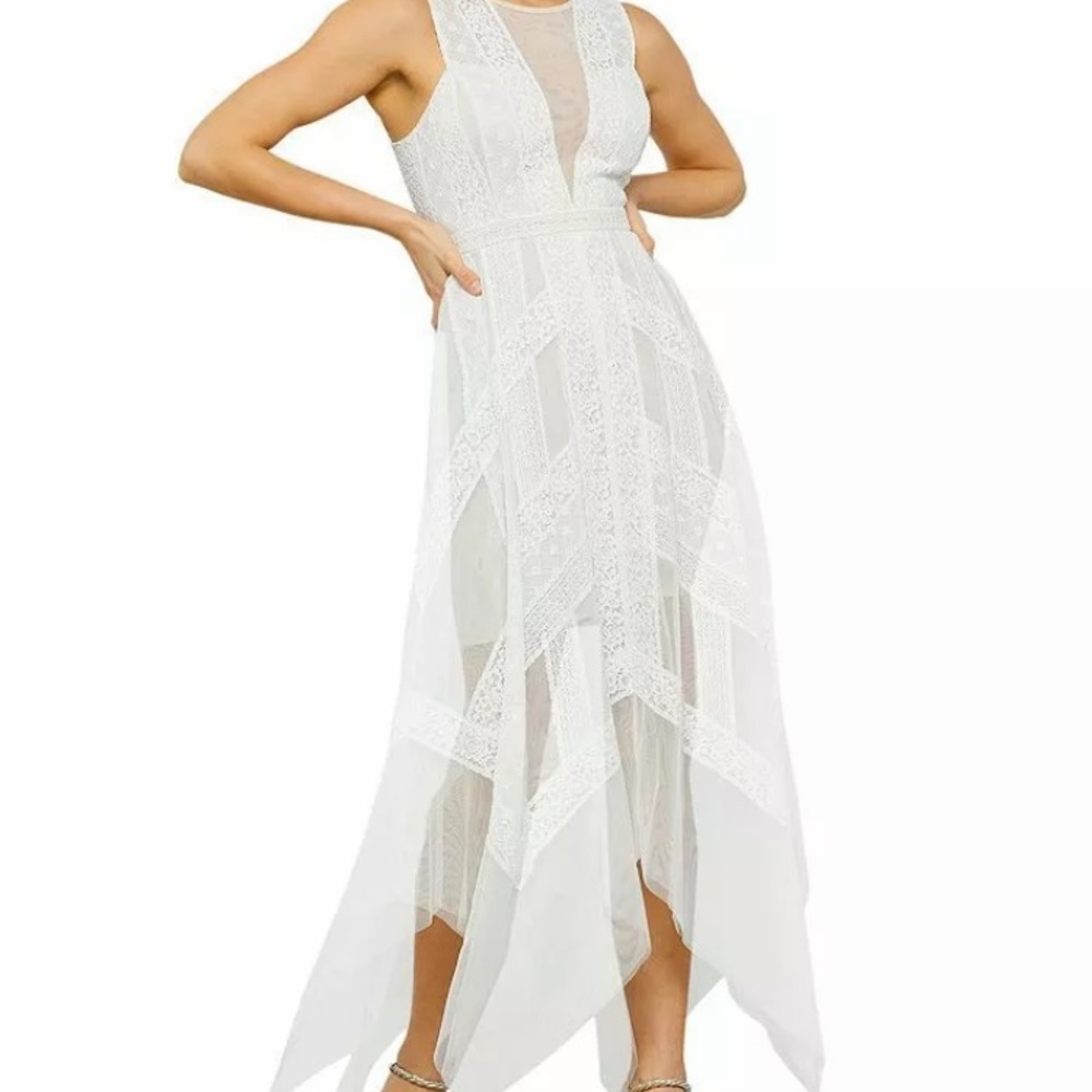 BCBG Max Azria Andi Tulle cocktail dress